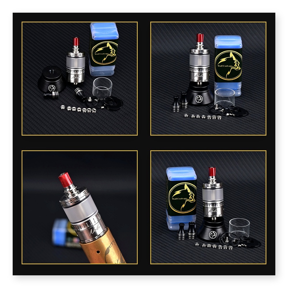 Wolfcoolvape NOLA RTA 3.2ml He - Vaping Air recensie en prijs