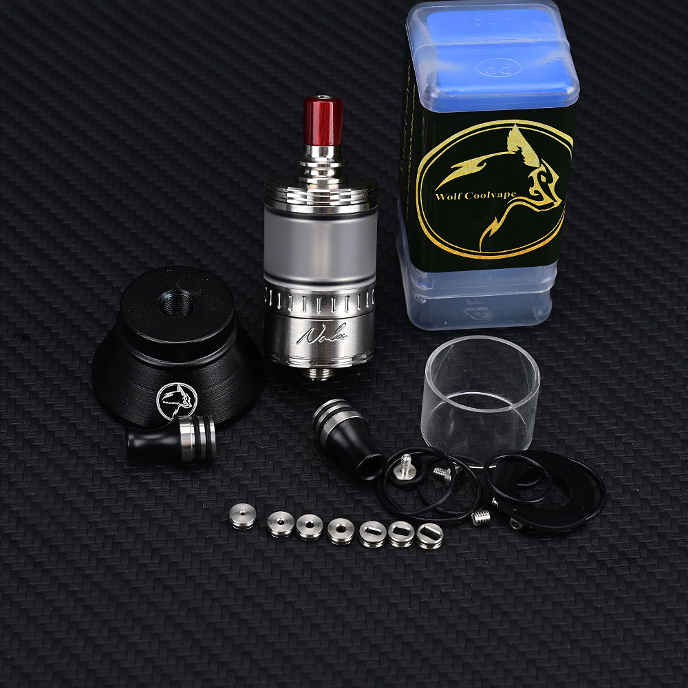 Wolfcoolvape NOLA RTA 3.2ml He - Vaping Air recensie en prijs