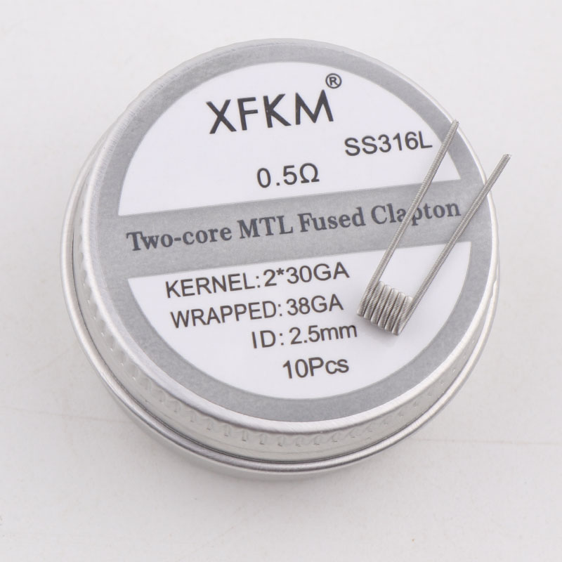 Nieuwe Xfkm 10 Stks/doos NI80/ - Clapton Wire Pre Built recensie en prijs